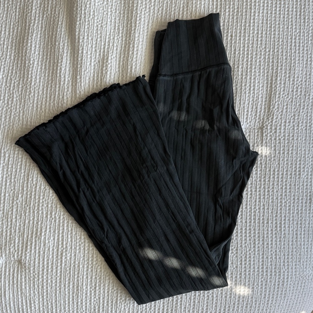 Aerie Black Flare Pants